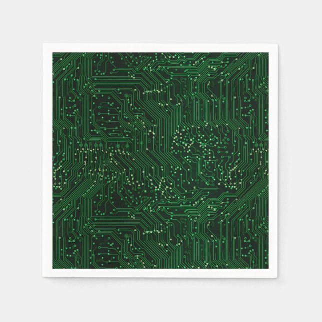 Högteknologisk chip-teknik för grönt pappersservett (Framsidan)