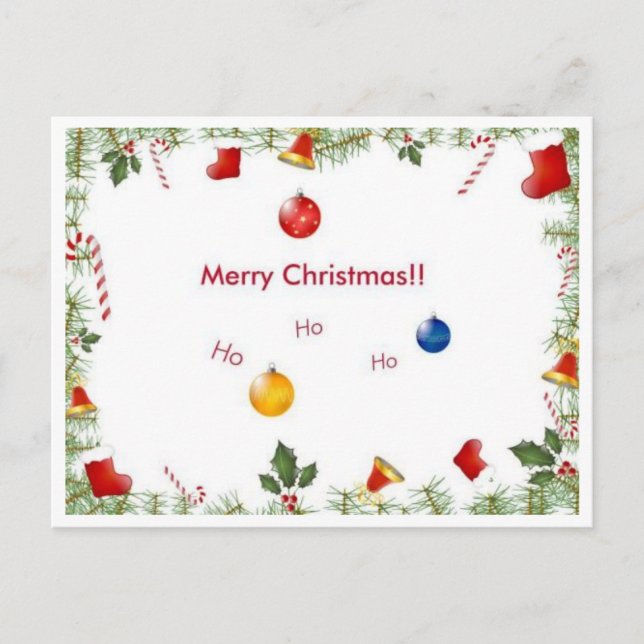 Högtid Glädje Helg Vykort (Framsida)