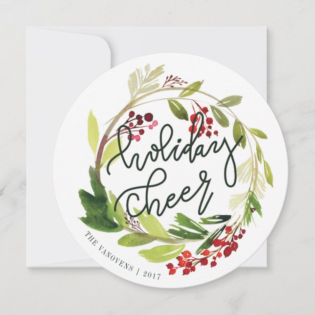 HÖGTID GLÄDJE JULKORT (Framsida)