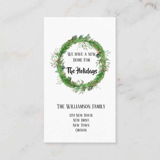 Högtider | Flytta Meddelande om införande av kort (Framsida)