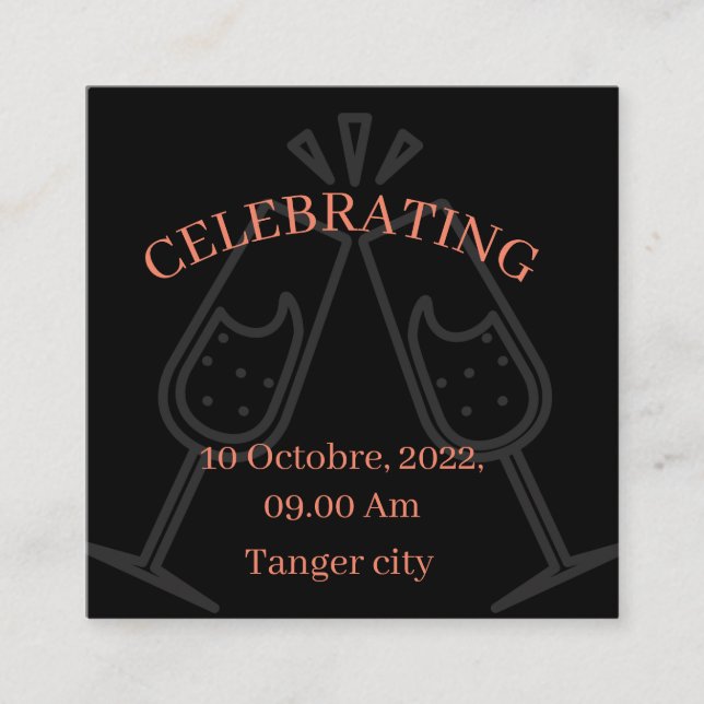 Högtidlig inbjudan  (Framsida)