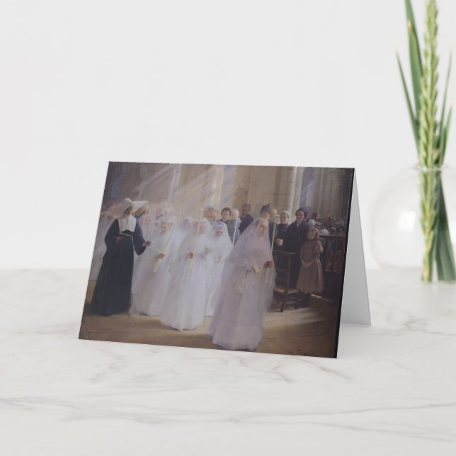 Högtidlig nattvardsgång kort (Framsida)