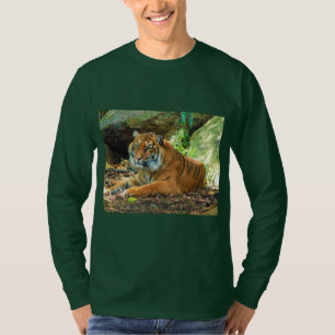 Högtidlig tiger tee shirt