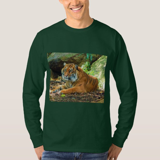 Högtidlig tiger tee shirt (Framsida)