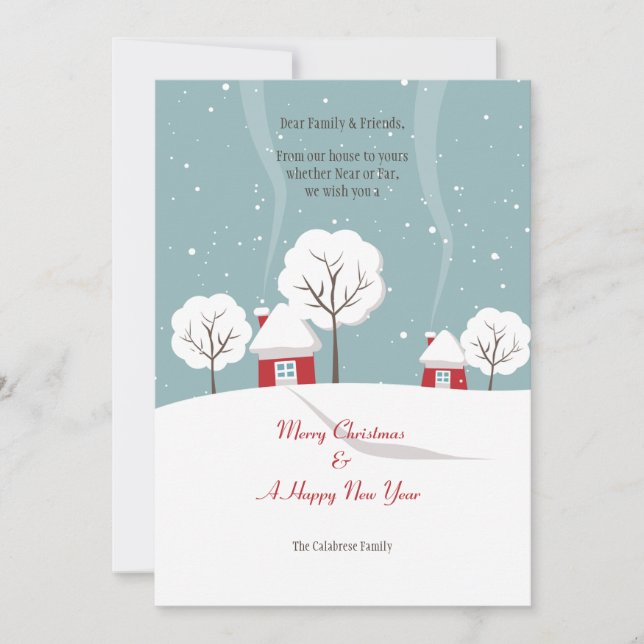 Högtidliga Hälsningar från Vårt Hus till Ditt Kort (Framsida)