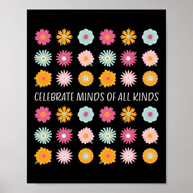 Högtidliga tankar av alla slag: Neurodiversity Adh Poster (Framsidan)