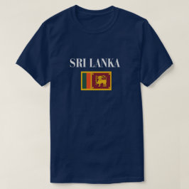 Högtidlighålla Flagga i Sri Lanka T-Shirt
