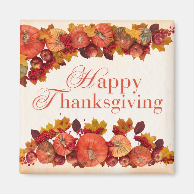 Högtidlighålla tacksamhetens säsong med vår magnet (Framsidan)