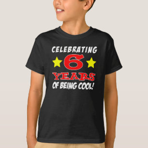 Högtidlighållande av 6 års Coola T Shirt