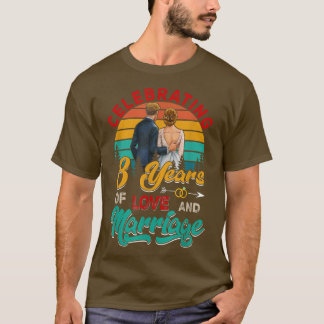 Högtidlighållande av 8 år Kärlek och Giftermål Brö T Shirt