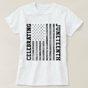 Högtidlighållande av den amerikanska Flagga vid ju T Shirt