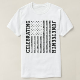 Högtidlighållande av den amerikanska Flagga vid ju T Shirt
