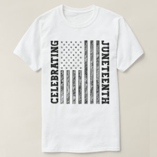 Högtidlighållande av den amerikanska Flagga vid ju T Shirt