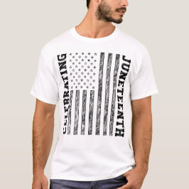 Högtidlighållande av den amerikanska Flagga vid ju T Shirt