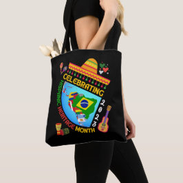 Högtidlighållande av HISPANIC HERITAGE MÅNAD Tygkasse