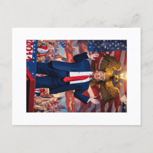 Högtidlighållande av presidentens dag med en MAGA  Vykort