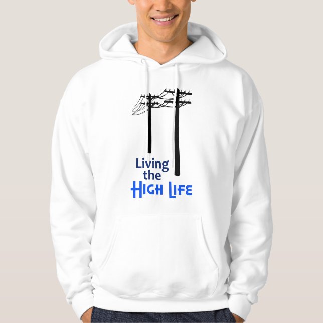 Högtidligt liv hoodie (Framsida)