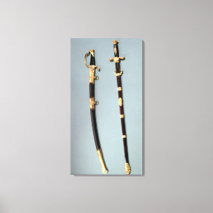 Högtidligt svärd från Napoleon Bonaparte Canvastryck