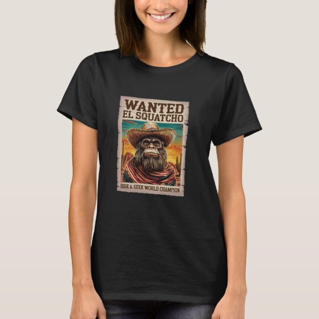 Högtidsberättelse om El Squatcho T Shirt (Framsida)