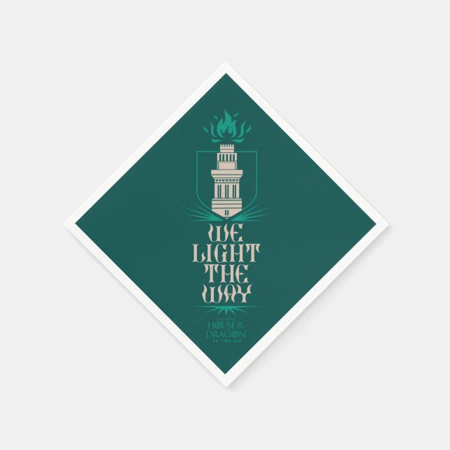 Högtorn | Vi tänder vägen Pappersservett (Hörn)