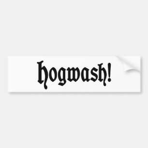 Hogtvätt! Bildekal
