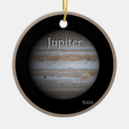 Högupplösande Globe av Jupiter Julgransprydnad Keramik