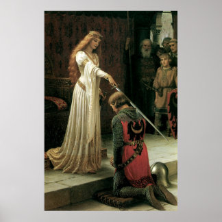 Högupplösande Victorian Art Skriv ut "Accolade" Poster