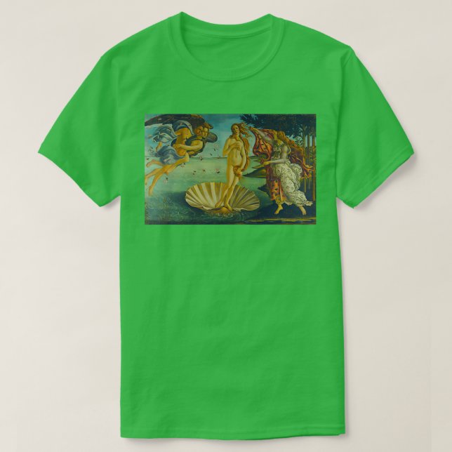 Högupplöst Birth of Venus Sandro Botticelli T Shirt (Design framsida)