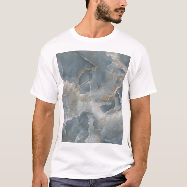 Högupplöst marmor struktur, natursten. t shirt (Framsida)