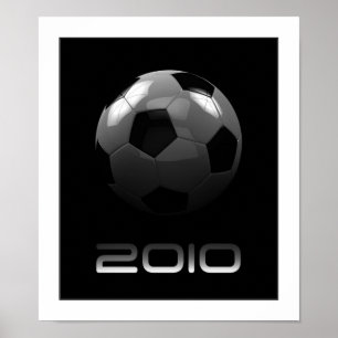 Högvärdig affisch för fotboll 2010