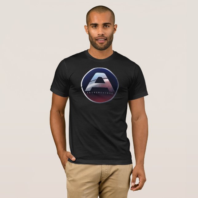 Högvärdig Andromenerds manar Tee Shirt (Hel framsida)
