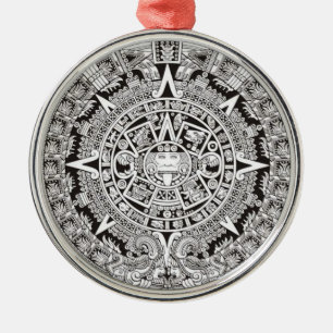 Högvärdig julprydnad för Mayan kalender Julgransprydnad Metall
