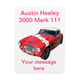 HÖGVÄRDIG MAGNET - Austin Healey 3000 markerar 1