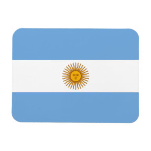 Högvärdig magnet för Argentina flagga