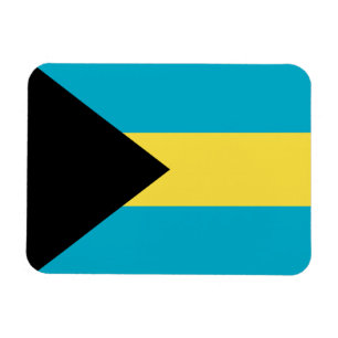 Högvärdig magnet för Bahamas flagga