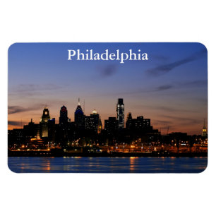Högvärdig magnet för Philly solnedgånghorisont