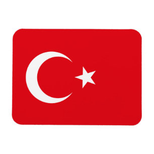 Högvärdig magnet för Turkiet flagga