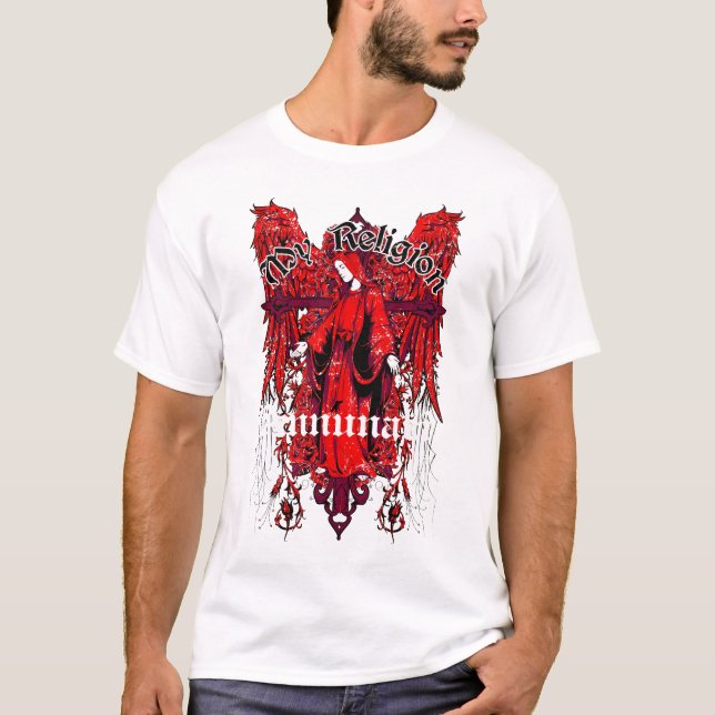 Högvärdig svart utslagsplats för Annunaki T Shirt (Framsida)