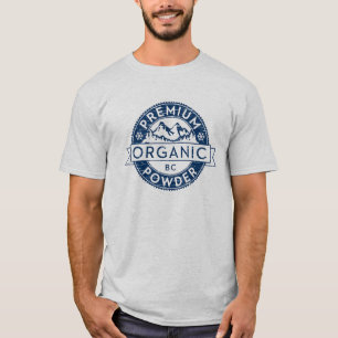 Högvärdiga organiska British Columbia pudrar Tee