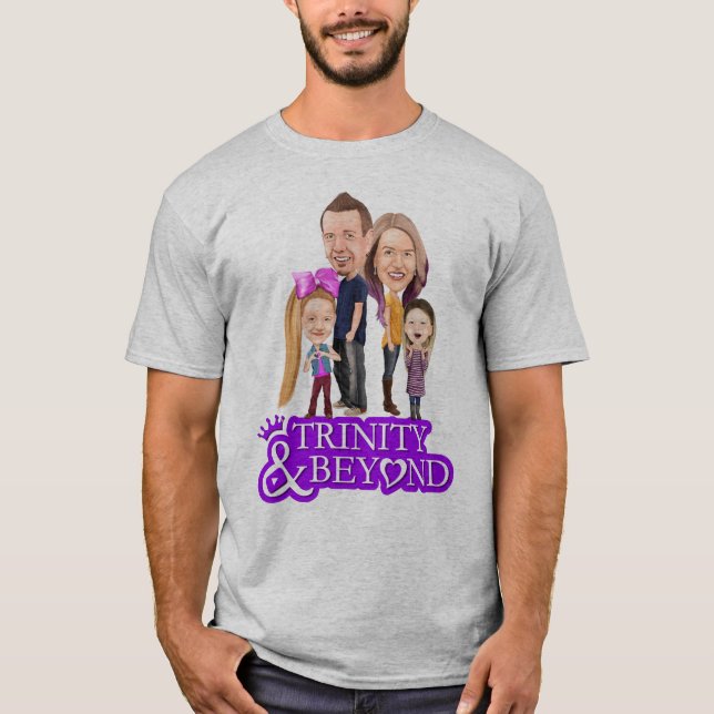 Högvärdiga trinity- och det okändamanar T-tröja T Shirt (Framsida)
