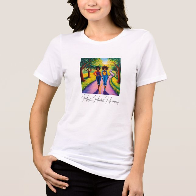 Högvärdigt harmoni t shirt (Framsida)