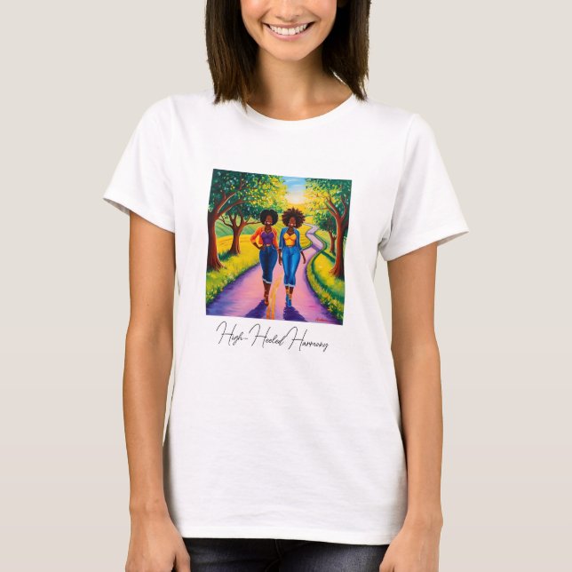 Högvärdigt harmoni t shirt (Framsida)