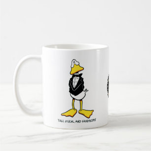 Högväxt anka och stiligt kaffemugg