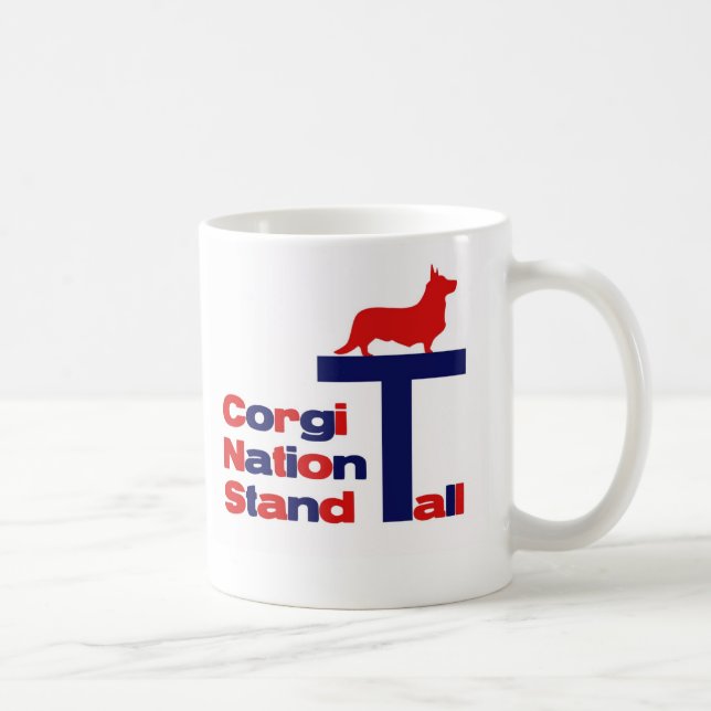 Högväxt Corginationstativ Kaffemugg (Höger)