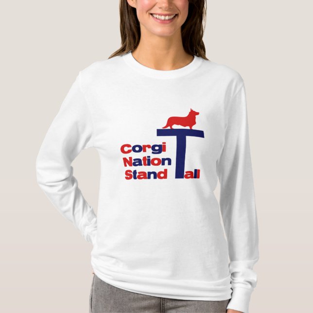 Högväxt Corginationstativ Tee (Framsida)