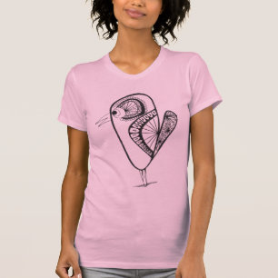 Högväxt fågel t shirt