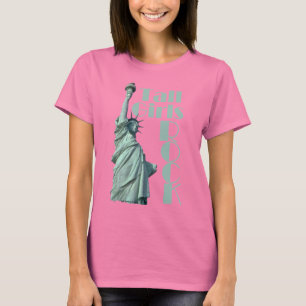 Högväxt flickaSTEN (mörk) T-shirt