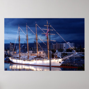 Högväxt frakt Esmeralda Poster