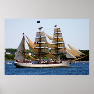 Högväxt fraktaffisch för Europa Poster