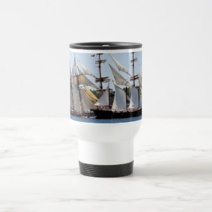 Högväxt fraktfestivalmugg resemugg